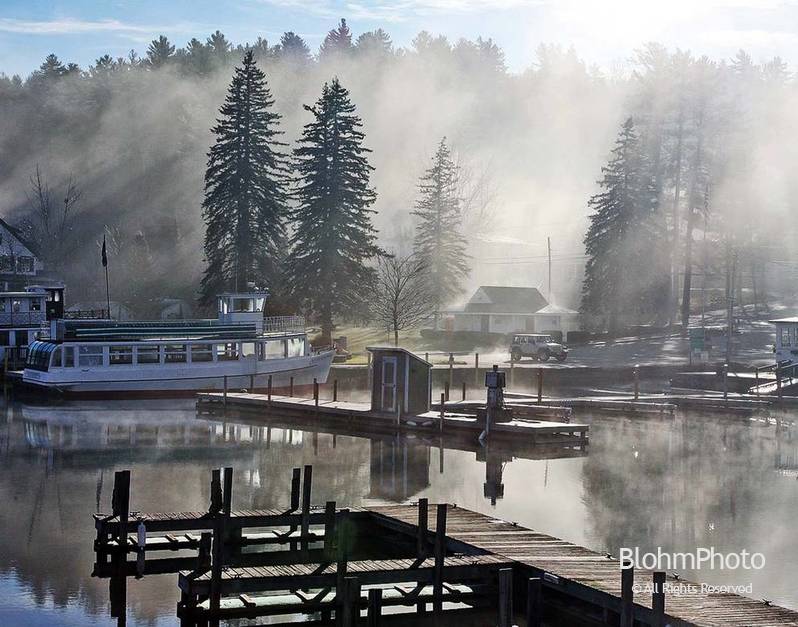 Sunapee Harbor in the Fog