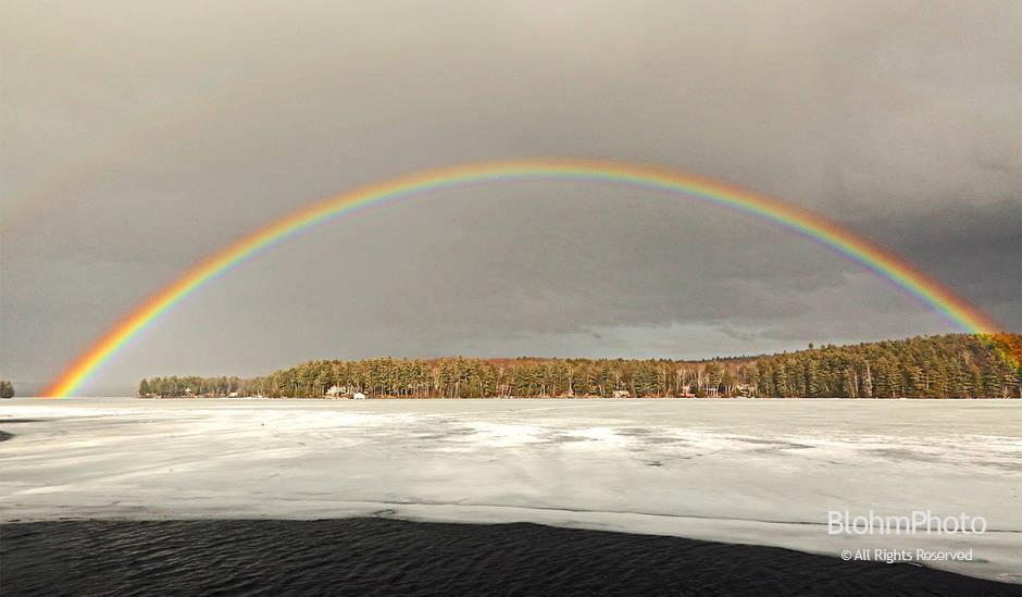 Rare Winter Rainbow