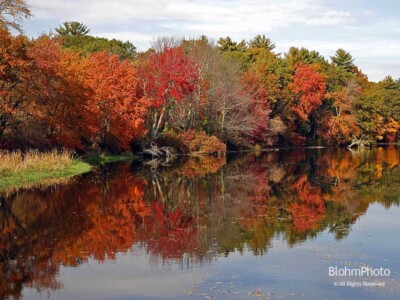 Assabet River in Fall, Stow, MA