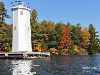 Burkhavem Lighthouse in Autumn