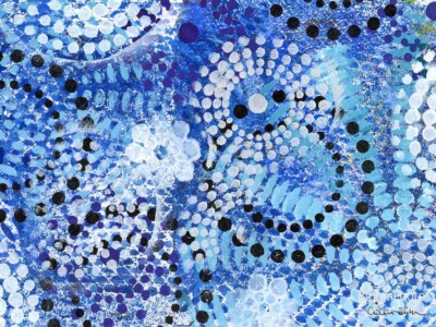 Mosaic in Blue