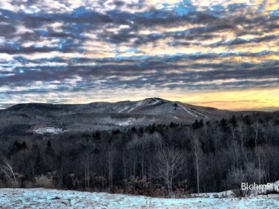 Mount Sunapee Winter Sunset