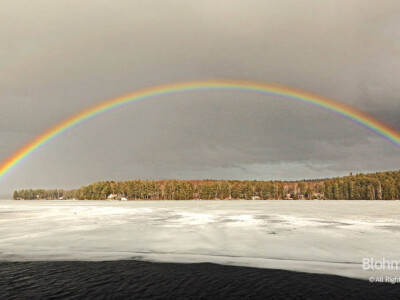 Rare Winter Rainbow