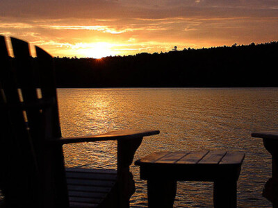 Sunrise Over Lake Sunapee and The Fells