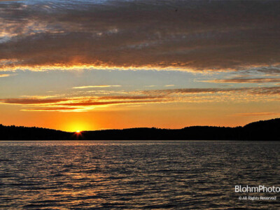 Sunset Over Sunapee Harbor