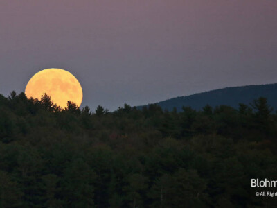 Super Full Moon Rising