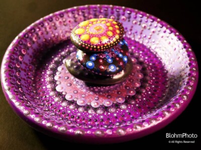 Turquoise Plate and Stones